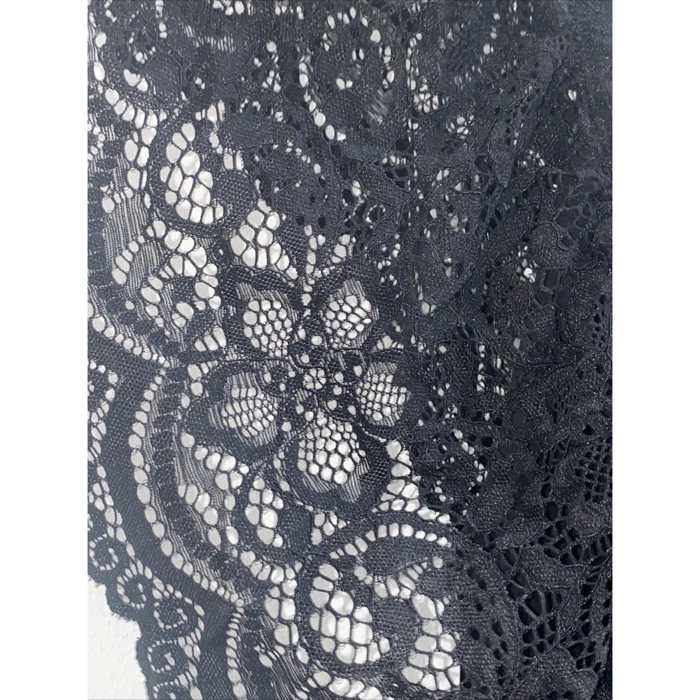 Torrid Super Soft & Lace Off Shoulder Top Elastic Trim‎ Black 3X NWT - Picture 4 of 6